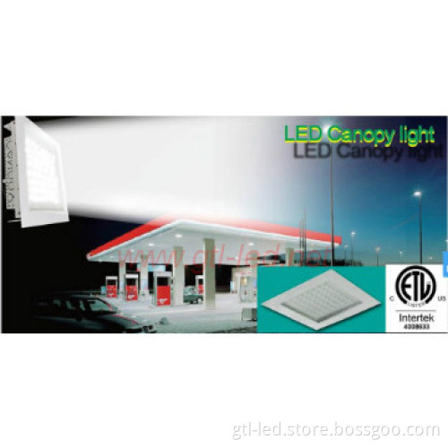 120W LED gas station light with  ETL listed CREE LED and Meanwell driv